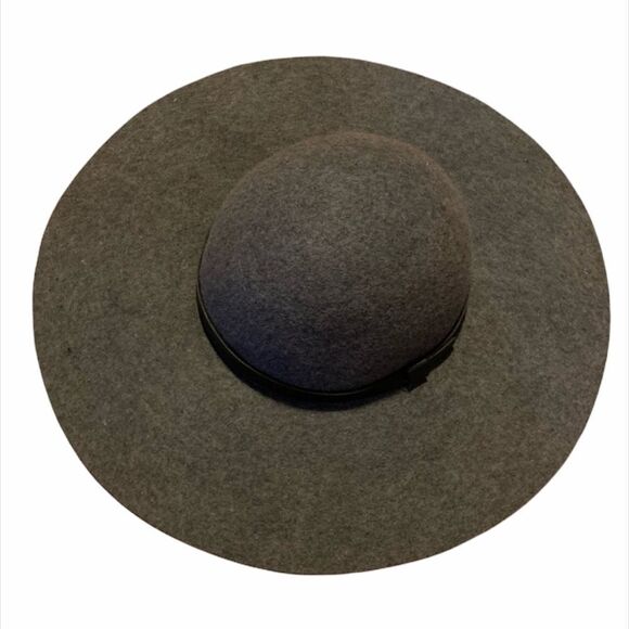 ✨HP✨H&M gray wool floppy wide brim hat✨ - Picture 10 of 12